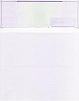 Vista 20 de 50 cheques en blanco de alta seguridad - Comprobaciones de computadora para QuickBooks en la parte superior (marrón laberintado) Peso del papel # 70