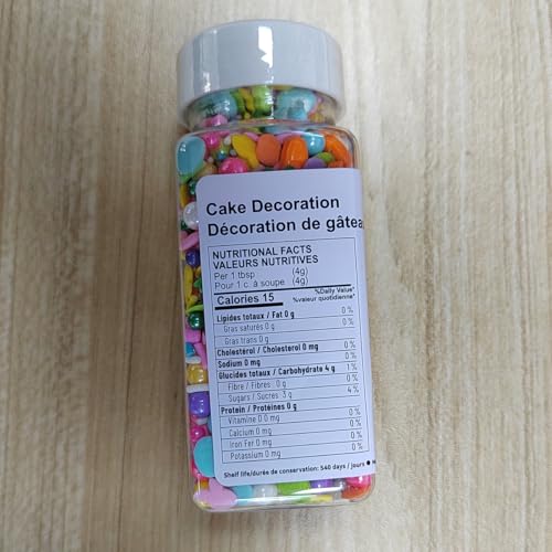 Image of Easter Sprinkles Rabbit Bunny Carrot Edible Sugar Pearls for Cake Decorating Easter Cupcake Cake Toppers Baking Cookie Pearl Cake Decorations Valentine's Day Halloween Supplies
