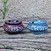Lot 2 mini cendriers Marrakech bleu nuit et bleu clair - Mini modèle