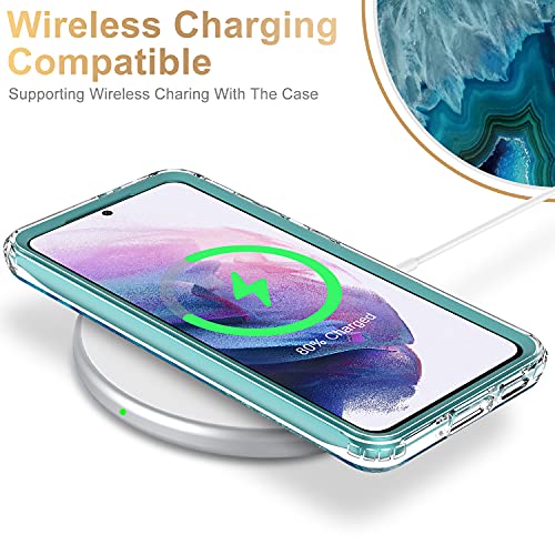 Esdot For Samsung Galaxy S21 Plus Case,Military Grade Passing 21Ft Drop Test,Rugged Cover With Fashionable Designs For Women Girls,Protective Phone Case For Galaxy S21 Plus 6.7" Agate Stone #TOP5