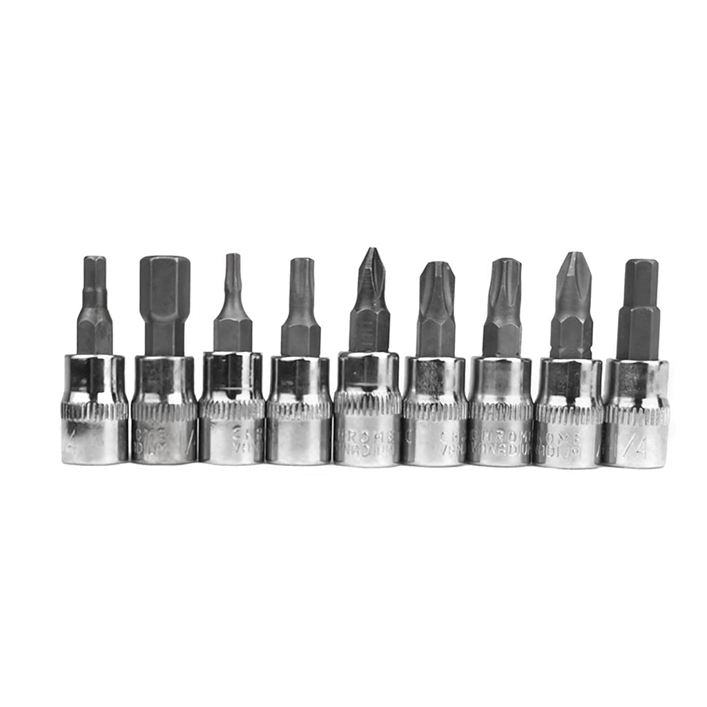 UYSELA Juego de 25 herramientas de reparación de bicicletas de 2-24 NM, llave dinamométrica ajustable, juego de herramientas manuales