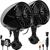 Aileap SPK350X 4 inch Full Range waterdichte motorfiets Bluetooth stereo luidspreker, audioversterker radiosysteem voor…