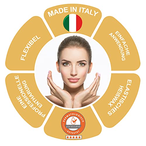 Sunzze Flex Gold Premium Full body Luxery Wax, Haarentfernung für Körper, Gesicht & Intim Waxing, Heißwachs für Mikrowelle, 250ml - Image 4