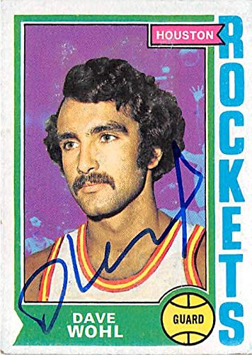 Autograph Warehouse 528328 Dave Wohl Autographed Basketball Card - Houston Rockets 1974 Topps No.108