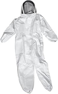 Terno De Apicultura Jaqueta Branca Roupa Branca Jaqueta De Apicultura Roupas De Apicultura Jaqueta De Apicultor Capuz Chapéu De Apicultor Segurança Protetor De Apicultor Jaqueta