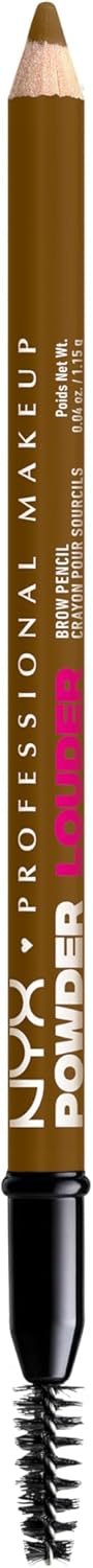 NYX Professional Makeup Powder Louder Eyebrow Pencil – All skin types – Lasts up to 12 hours – Blonde – 1 gram
