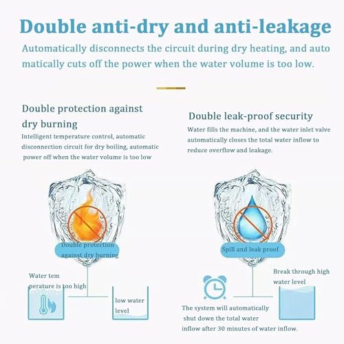 Wall-Mounted Water Dispenser 2200W Office Cooler, Quick Heating & Touch Screen, Child Lock, Perfect for Home & Office Use, Instant Hot Water Solution
