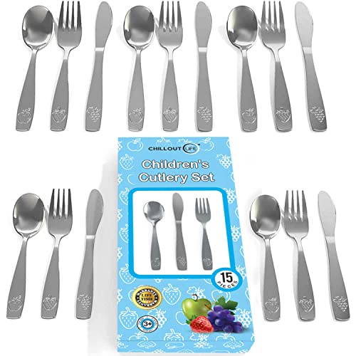 CHILLOUT LIFE Stainless Steel Kids Silverware Set