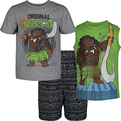 Ensemble t-shirt garçon et short élastique Disney pour habillage facile