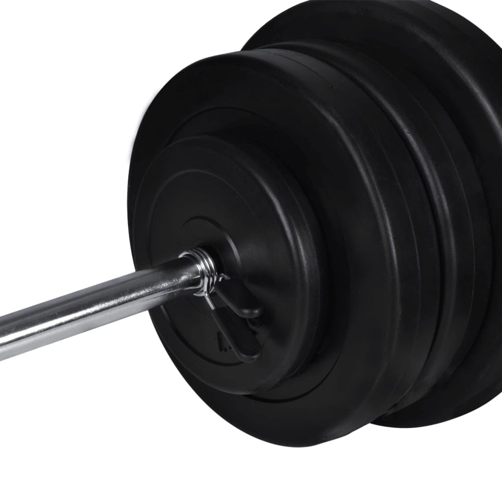 vidaXL Banco Soporte Barras Mancuernas 60,5 kg Musculación Pesas Multimodelo