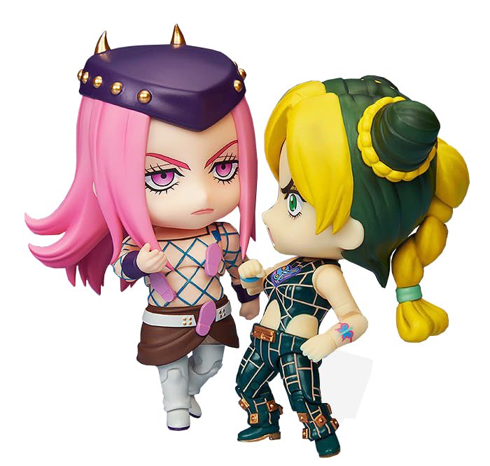 Zhongkaihua Narciso Anasui & Cujoh Jolyne Action Figure Anime PVC Figurine Christmas Holiday Desk Ornament, Birthday Gift for Fans