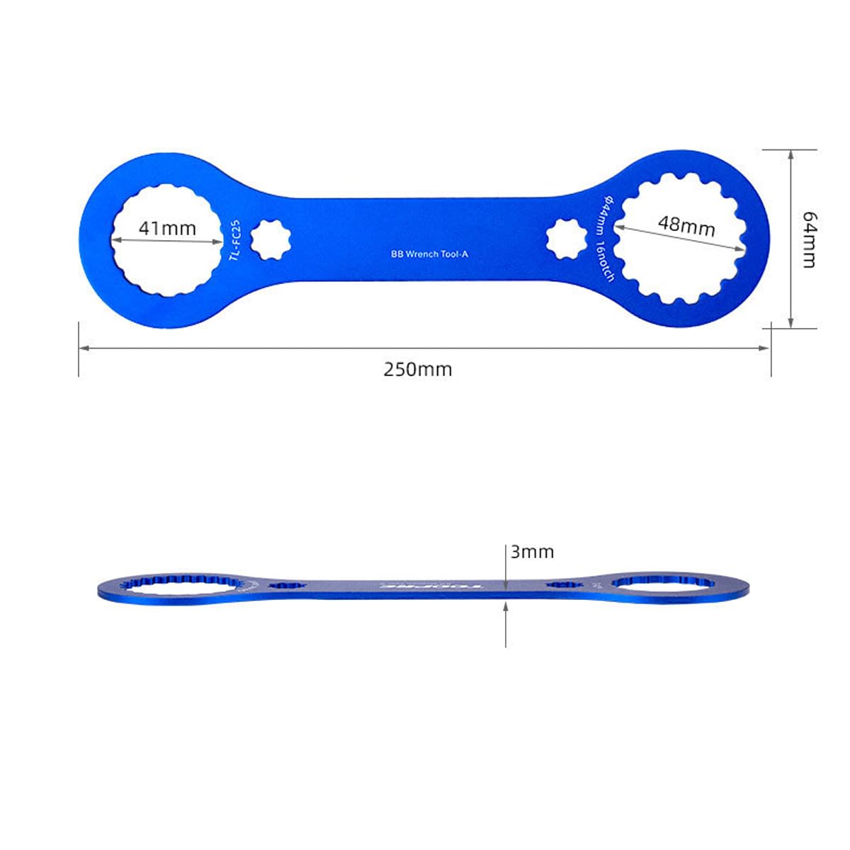 Klucz rowerowy BB, klucz do łożysk wewnętrznych, narzędzie do naprawy suportu do BB51/BB52/BB70/BB71/BBR60/MT800/RS500/MT500(A)
