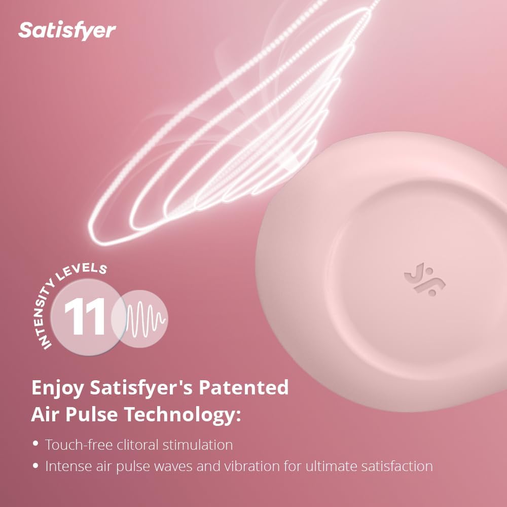 Satisfyer Sugar Rush Vibrator Sex Toy | Adult Toys for Women | Sucking Clitoral Stimulation Vibrator | Vibrating Sexual Pleasure Device | Stimulation Vibrators | Woman Sextoy (Rose)