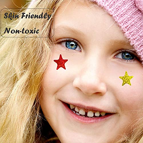 Kenkio 2400 Count Laser Shiny Sparkle Star Stickers Colorful Gold Sliver Self Adhesive Star Stickers For Home, School,Diy And Office Decoration #TOP5