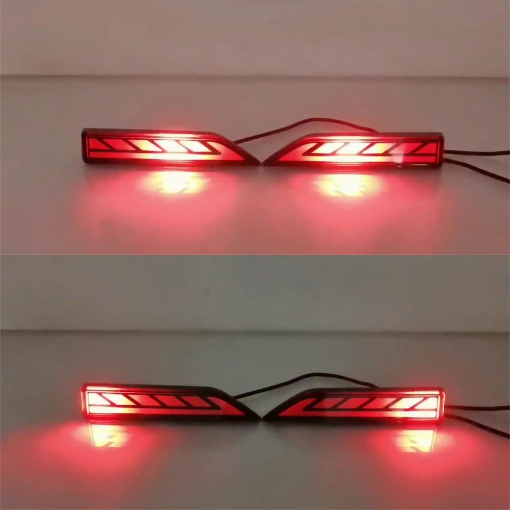 Car LED Brake Light Compatible for Toyota Veloz 2021 2022, Black Shell, LED Night DRL + Brake Light + Streamer Turn Signals, Star Scan