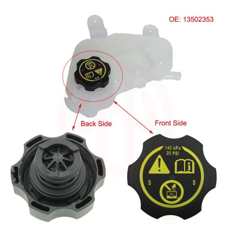 316702182 Radiator Expansion Water Tank Cap 13502353 For Chevrolet Opel Saab Vauxhall Buick Cadillac 13598760