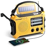 Kaito KA500 5-way Powered Solar Power,Dynamo Crank, Wind Up Emergency AM/FM/SW/NOAA Weather Alert Radio with Flashlight,Reading Lamp and Cellphone Charger, Yellow