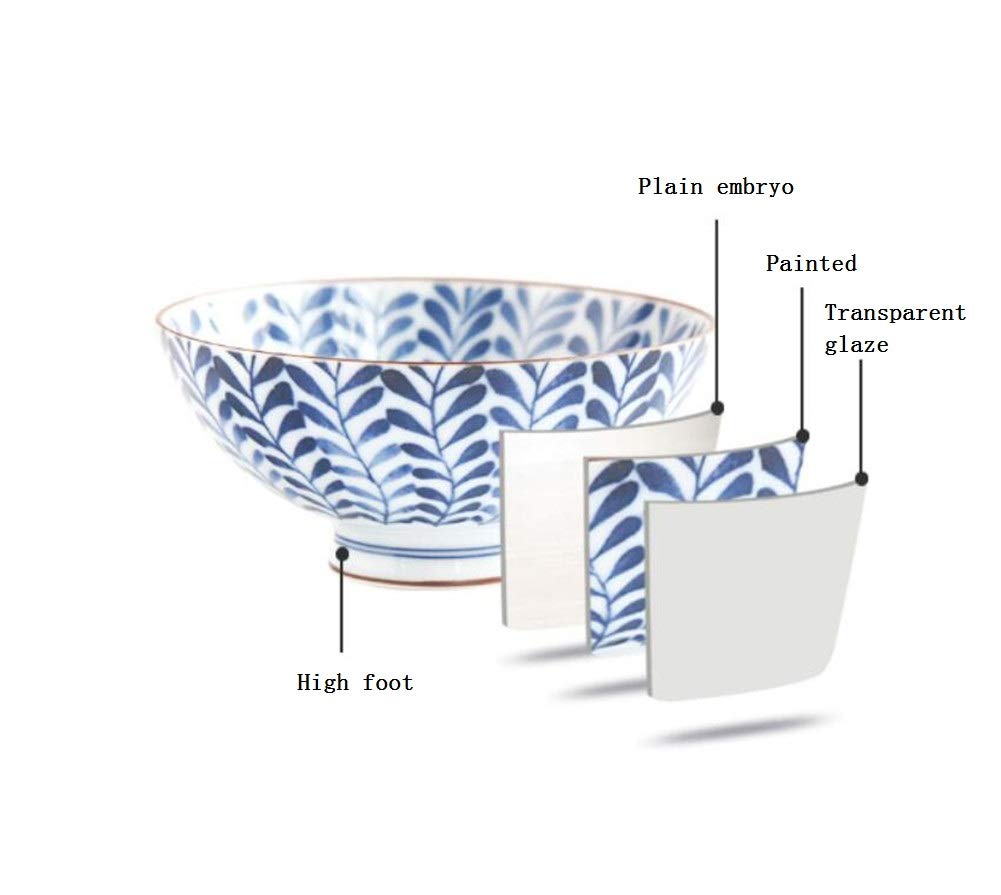 Japońska ceramiczna duża miska do serwowania, ceramiczna miska do serwowania, mała biała salaterka, miska na zupę ramen, na przekąski, imprezy, jedzenie, płatki śniadaniowe, makaron