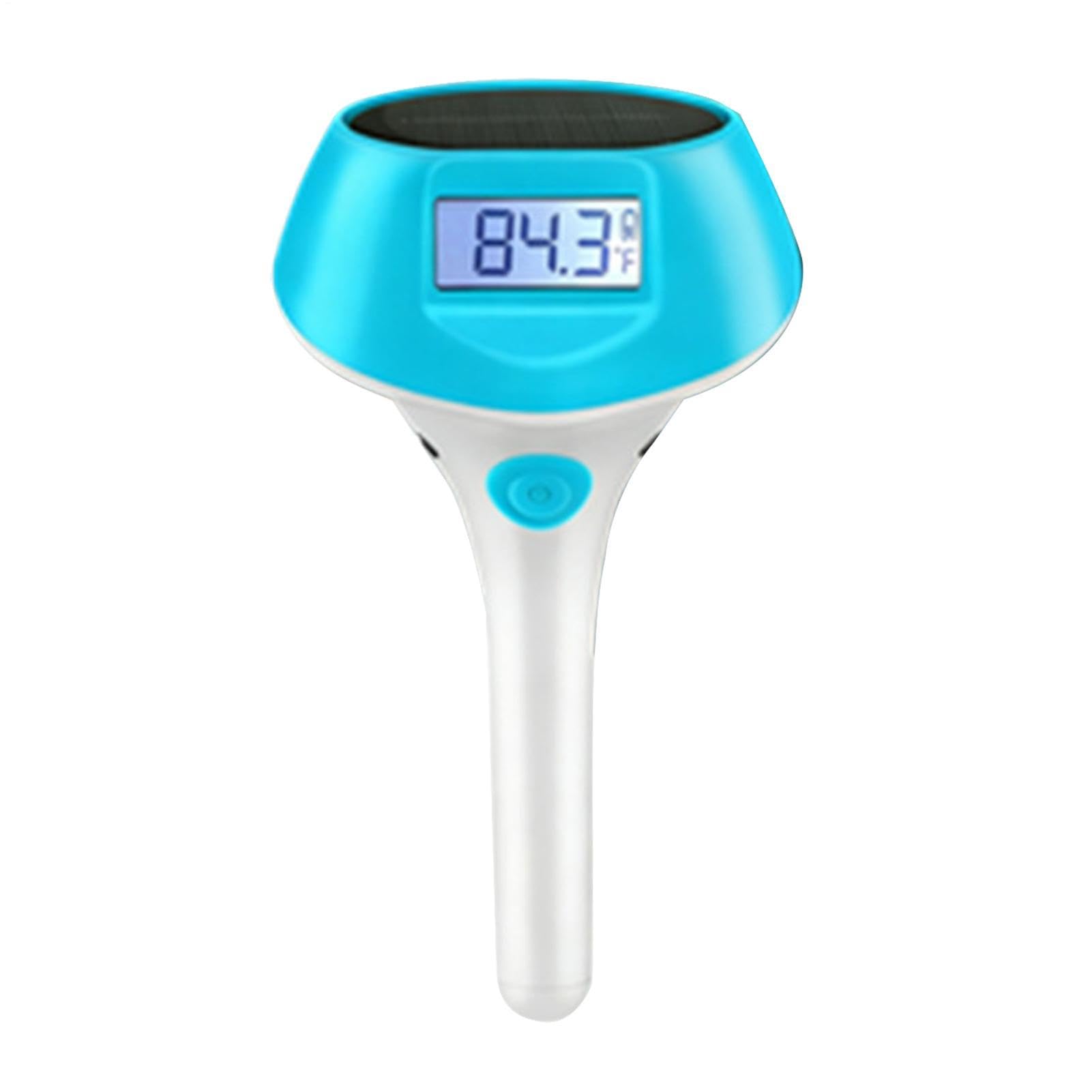 Misuratore di Temperatura 'Acqua Tester Impermeabile Solare Wireless | Termometro per Piscina di Facile Lettura Esterni Interni Giardino Patio Spa Idromassaggio Laghetto Vasca da Bagno Campeggio