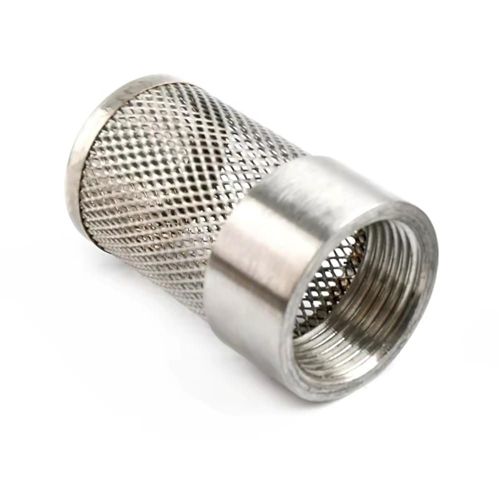 SUS Water Filter - SS304 Mesh Screen for Irrigation, Aquarium, and Pump Hose - 1/2" to 4"(2inch Long)