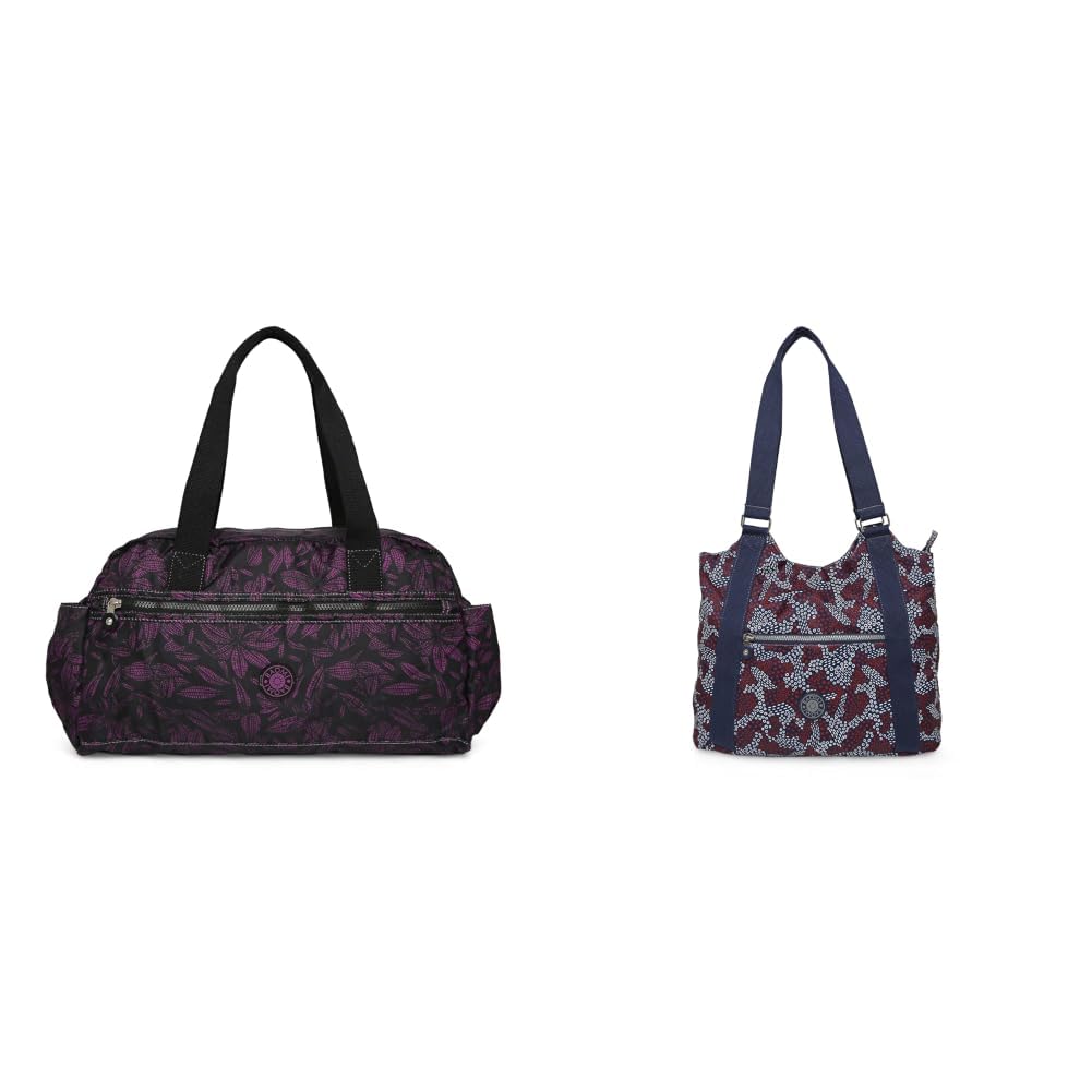 Crinkle Range Black & Purple Soft One Size Handbag + Crinkle Range Blue & Red Soft One Size Handbag-image-22