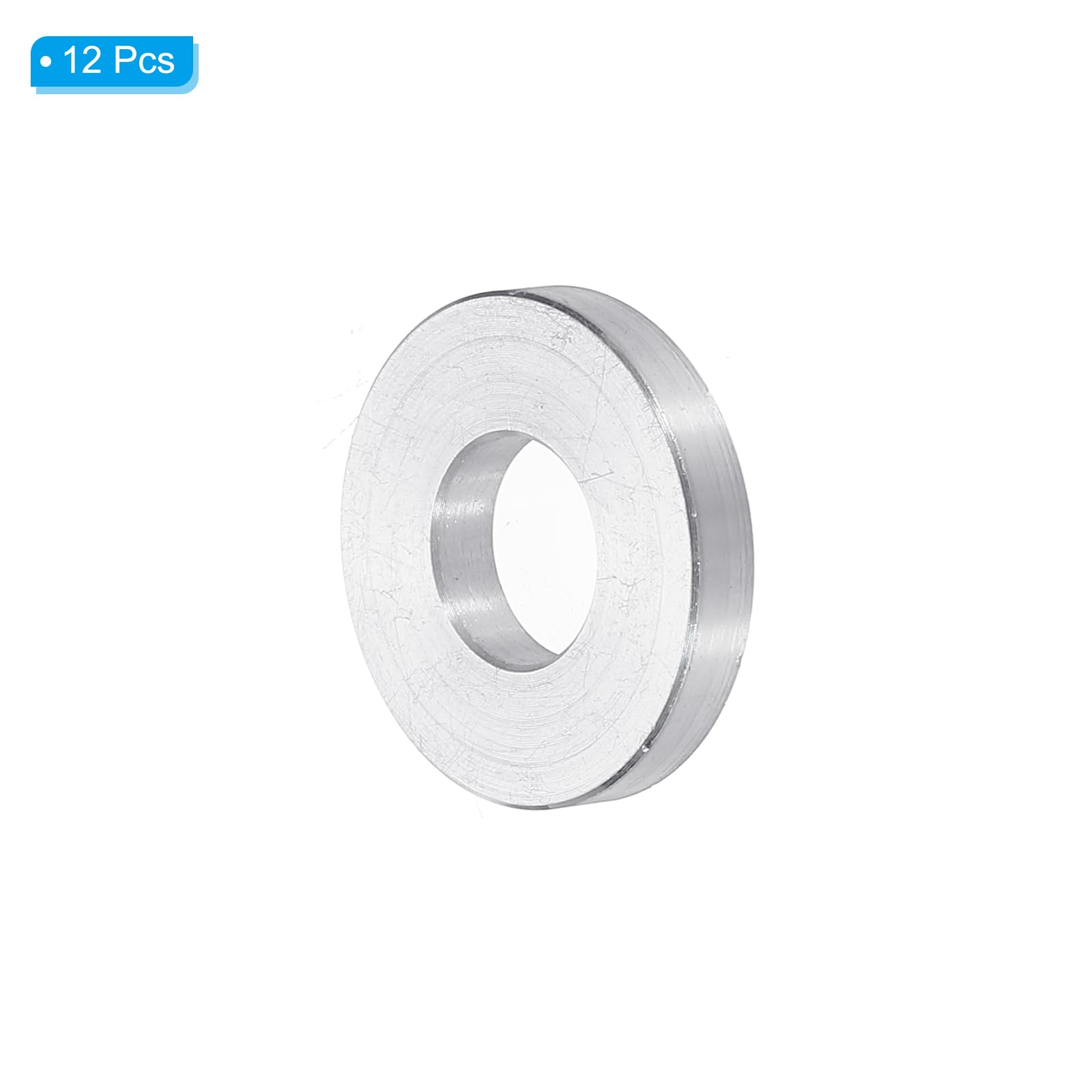 PATIKIL M10 Aluminum Spacers, 12pcs 3/8" x 1" Round Metal Spacers for 3/8 or M10 Screw Bolts - Image 3