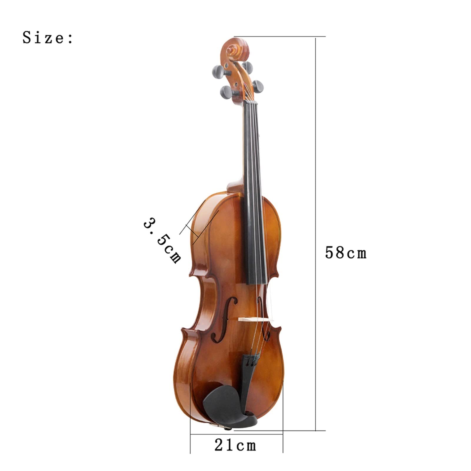 Violino 4/4 Retro Violino Violino Naturale Acoustic Basswood Fiddle Strumento Professionale Con Custodia Violino