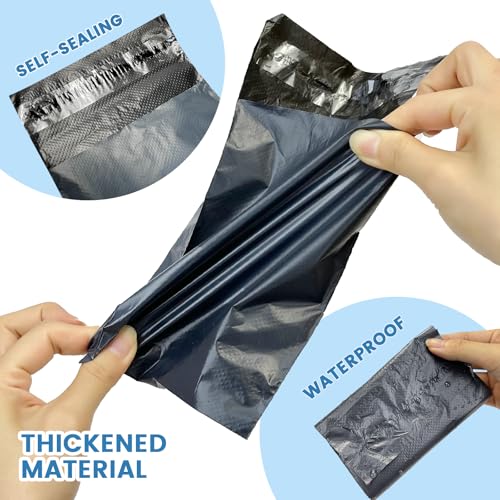 Sanitary Napkin Disposal Bags, Feminine Personal Bags, 100 pcs Grey, Self Seal, Disposable for Tampons, Sanitary, Pads, Liners