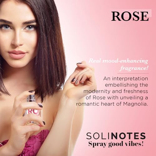 Image of Solinotes Rose Eau de Parfum, Peony & Musk, for Women & Men, 1.7 Fl Oz