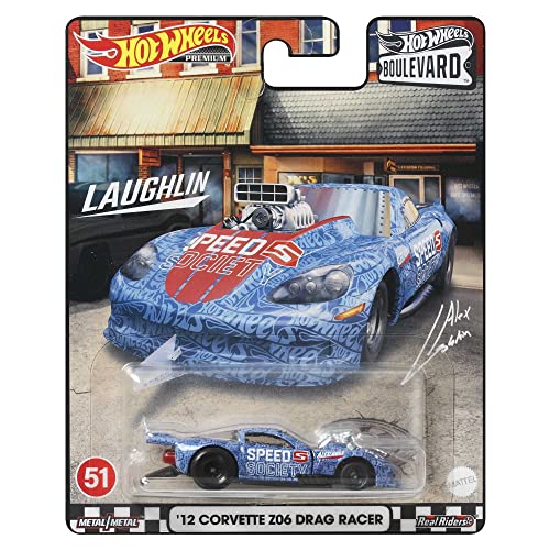 Hot Wheels Premium - '12 Corvette Z06 Drag Racer miniatura 1