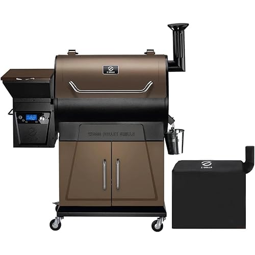 Z GRILLS 2025 Electric Pellet Grill & Smoker, 700 sq in Cooking Area, Dual-Wall Insulation, PID V2.1 Controller, Meat Probes, Easy Hopper Clean-out, Includes Grill Cover, 8 in 1 Outdoor BBQ, 700D6