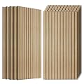 10 Pack Soundproof Wall Panels,Decorative Noise Dampening Panels,Sound Panels with Simulated Wood Grain Finish, 47.2”x23.6”,for Office,Home Theater,Studio,Living Room, Teak