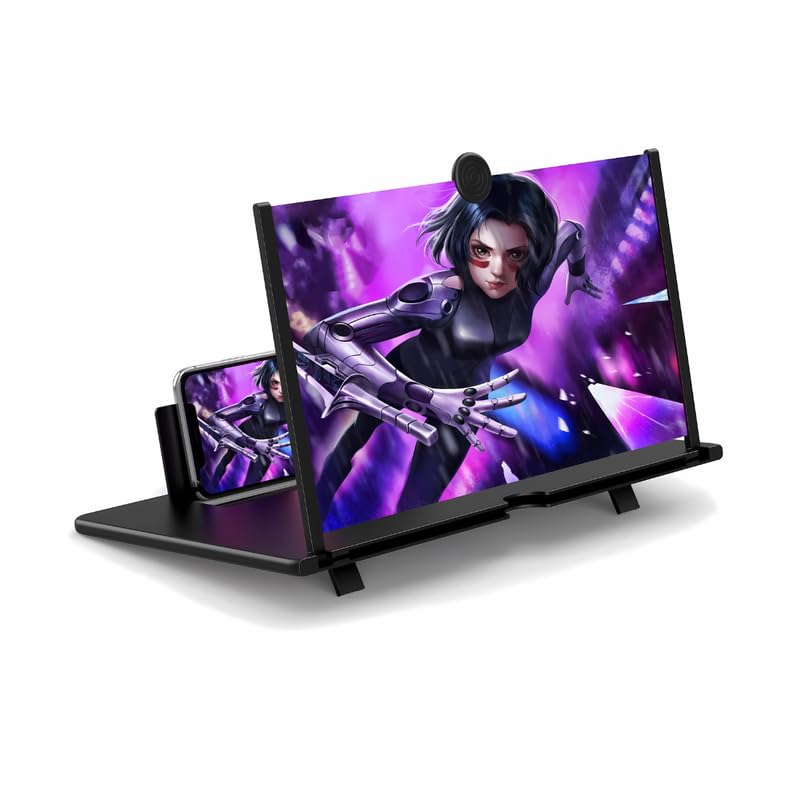 Drumstone (Winters Special 𝟭𝟲 𝗬𝗲𝗮𝗿𝘀 𝗪𝗮𝗿𝗿𝗮𝗻𝘁𝘆) 3D Phone Screen Magnifying Amplifier Portable Mobile Cinema Display Enlarged Magnifier Expander for All Smartphones