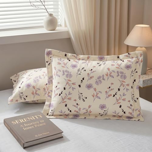 Image of VAS COLLECTIONS Cotton Pillow Cover Set of 2 (17x27 Inches) | Ultra Soft Breathable Pillow Cases for Bed | Skin Friendly, Fade Resistant & Comfortable Pillow Covers for Bedroom Decor (Skin Colour)
