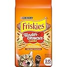 Friskies Dry Cat Food, Tenders and Crunchy Combo, Flavors of Chicken, Beef, Carrots and Green Beans, 3.15 Lb Bag
