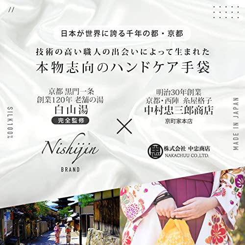 西陣石鹸×中忠商店『ハンドケア手袋「華美」』