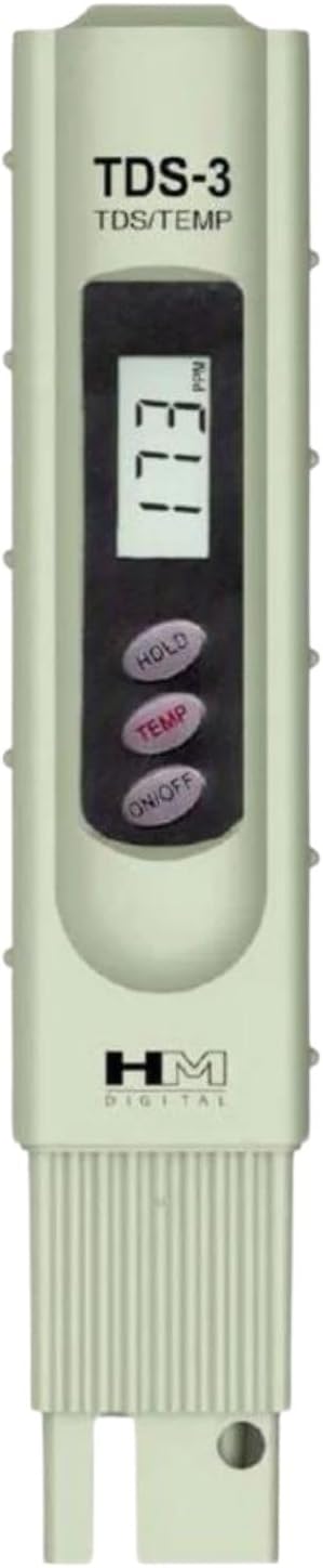 HM Digital TDS-3 Handheld TDS Meter With Carrying Case