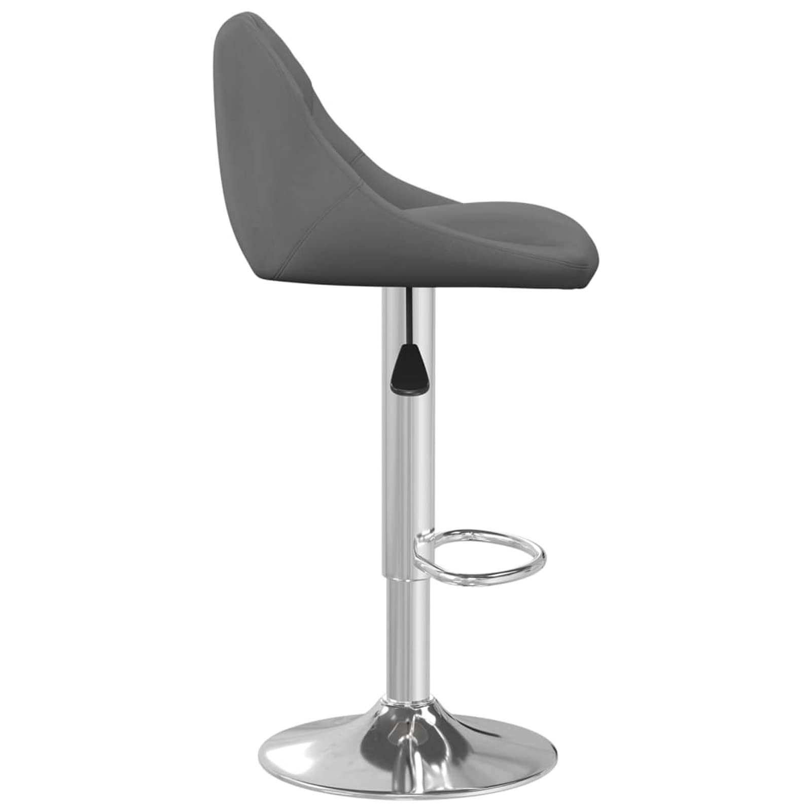 Homgoday Taburetes de bar, 2 unidades, color gris oscuro, de terciopelo, silla de oficina, silla de oficina, silla de escritorio, para salón o dormitorio