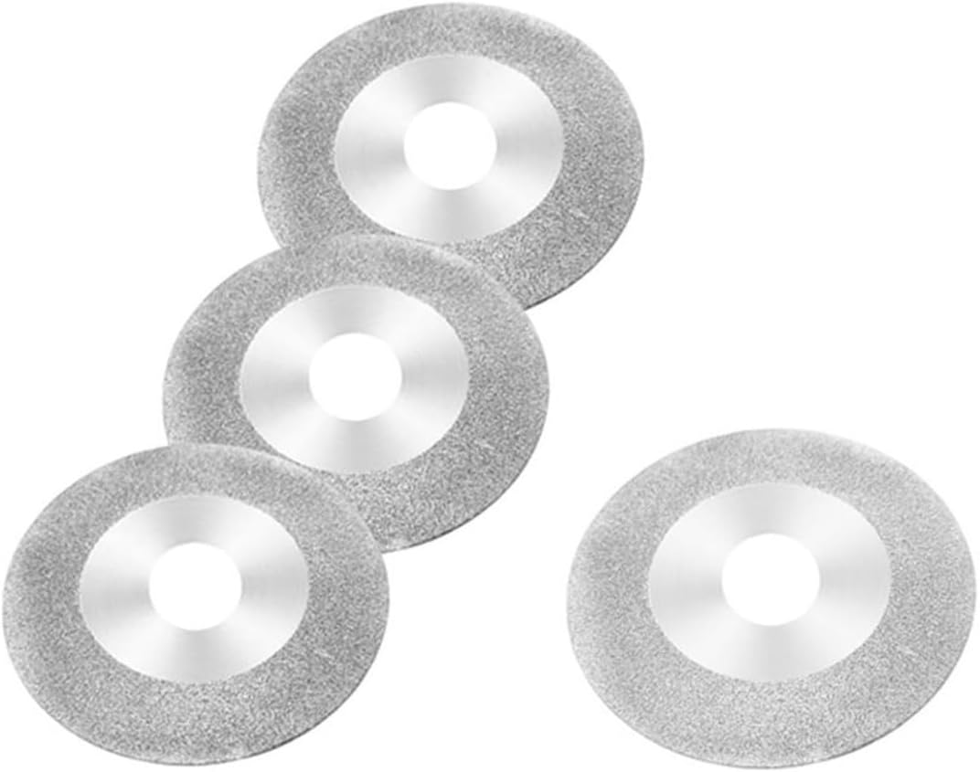 Circular Saw Blade Metal Cutting Saw Blade Diamond Saw Blade 60mm Coated Cutting Disc Glass Tiles Cutting Blades ​Bore 16mm (Color : 1Pcs, Size : 0.6mm)