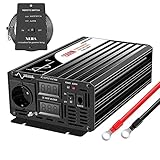 inversor de corriente 12v a 220v 3000w Salida de corriente de CA 230V. Frecuencia: 50Hz. Eficiencia de la conversión: 90%.