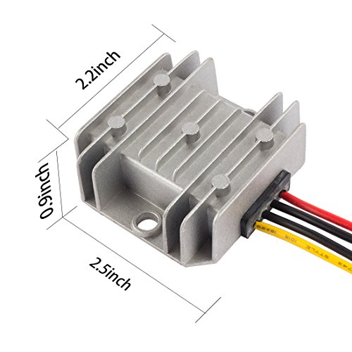 uxcell Power Converter Regulator DC 48V/60V to DC 5V 10A 50W Waterproof Voltage Convert Transformer3