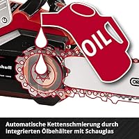 Einhell Akku-Kettensäge GE-LC 36/35 Li Power X-Change (Li-Ion, 36 V, 33 cm Schnittlänge, 15 m/s Schnittgeschwindigkeit, bürstenloser Elektromotor, inkl. 2x 4,0 Ah Akkus und Twincharger) – Ansicht 9