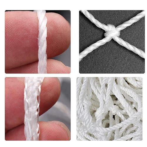Pwshymi Full Size Football Net, 6 X 4FT Football Goal Replacement Net Soccer Training Net for Garden Sports Match(Goal Not Included) - Image 2
