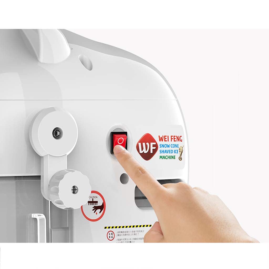 Máquina de Nieve eléctrica, trituradora de Hielo, Fabricante de Conos de Nieve, máquina de Hielo de Arena Ajustable Completamente automática para Uso doméstico y Comercial