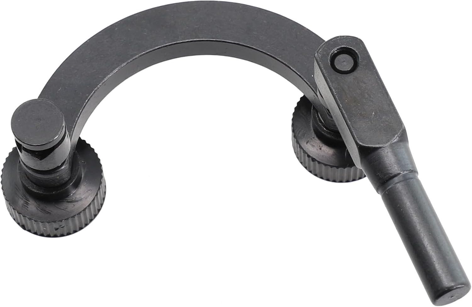 8mm Half Round Test Indicator Holder for Dial Gauge Stand, Extension Rod with Blackened Steel Construction, for Precision Measurement Tool Compatible