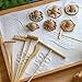 BangBangDa Mini Zen Garden Accessories - Tabletop Zen Garden Tools - Zen Garden Kit Rakes and Zen Stamp for Office Mini Zen Garden Set of 12