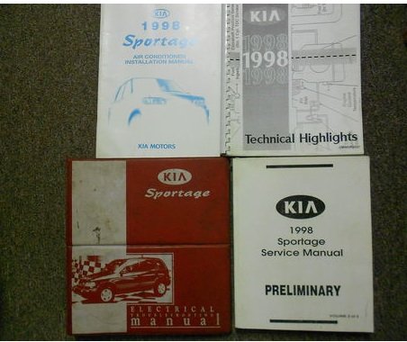 1998 1999 KIA Sportage Electrical Troubleshooting Service Repair Manual