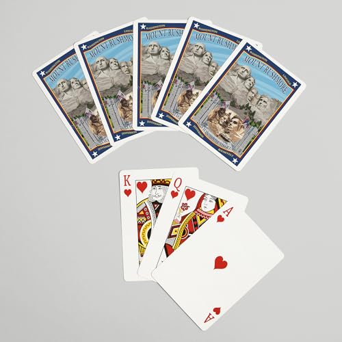 Baraja de Póker Mount Rushmore Memorial 52 cartas miniatura 7
