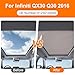 YIFOUM Car Panorama Sunroof Sunshade Curtain Cover Sun Shade Roller Blind Assembly for Infiniti QX30 Q30 2016 2017 2018 2019-912501A69A (Gray)