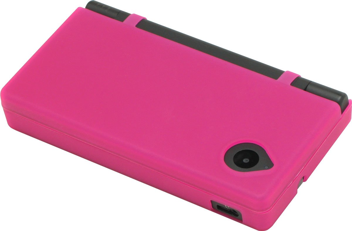 Hori Coque de protection en Silicone pour Nintendo DSi - avec 2 Stylets de taille ajustable - Rose - Accessoire Licence Officielle Nintendo DSi [Edizione: Francia]